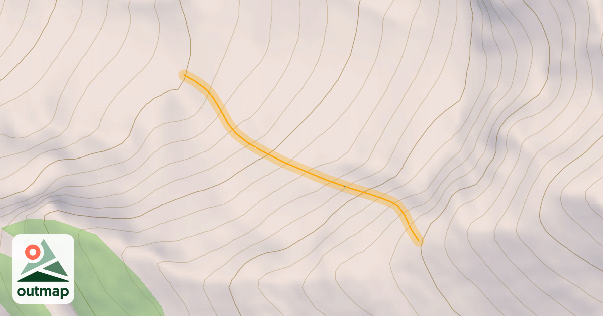Map of Bushrat Shoulder