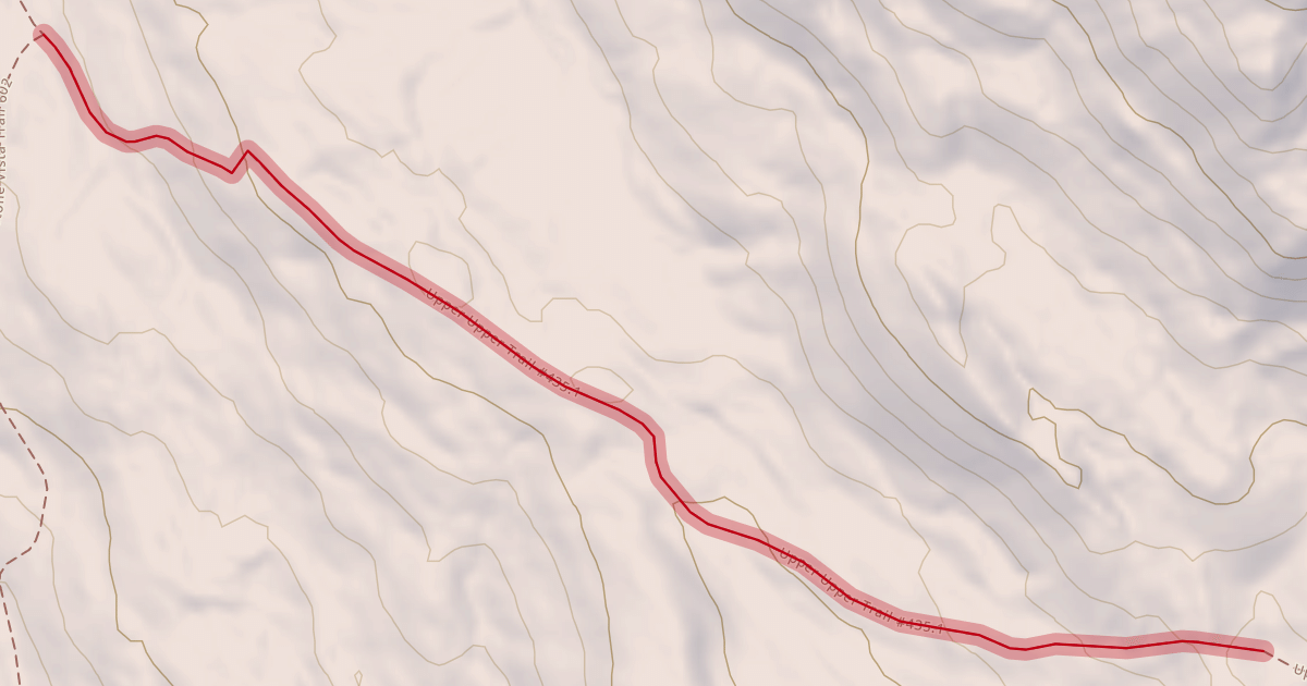 Map preview of Upper Upper Trail #435.1