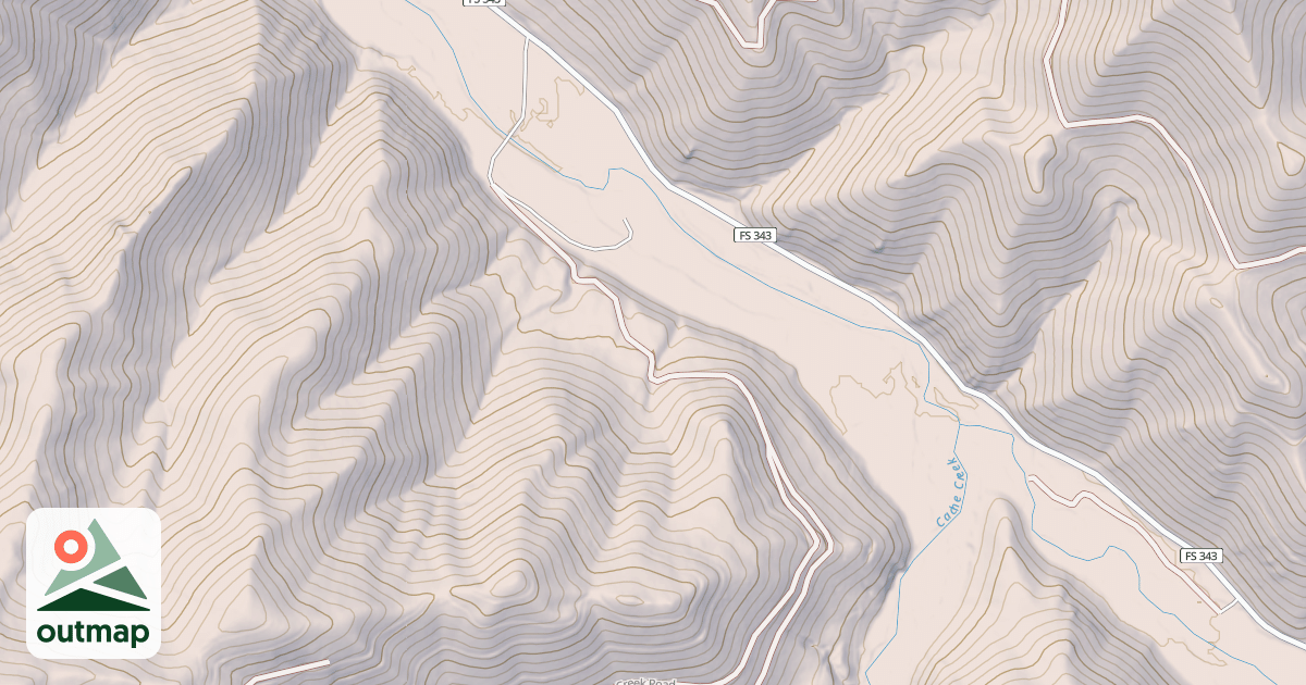 Map of MONTANA CREEK
