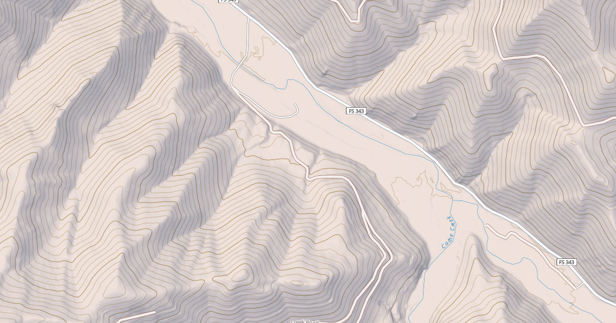 Map preview of MONTANA CREEK