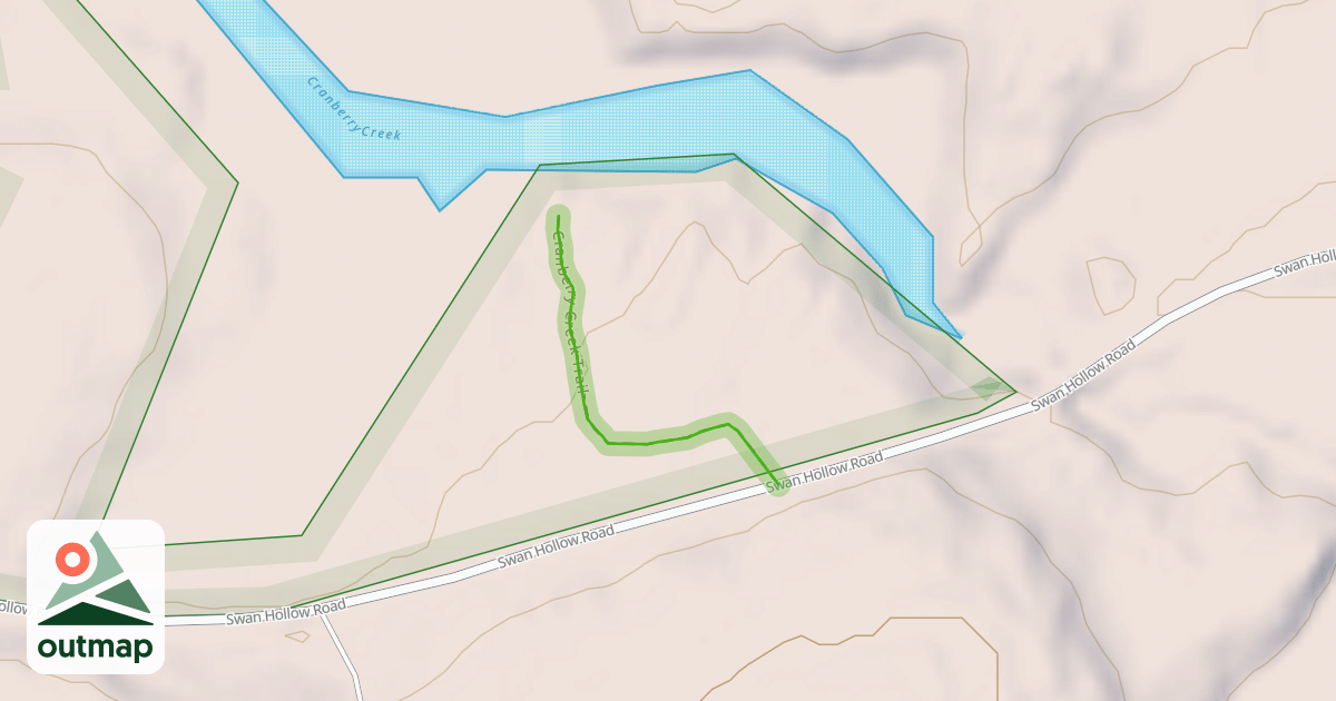 Map of Cranberry Creek Trail