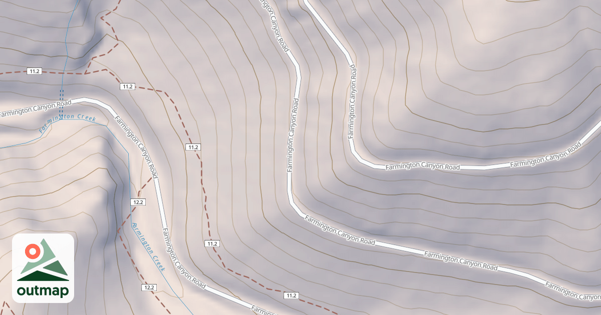 Map of FARMINGTON CANYON ATV