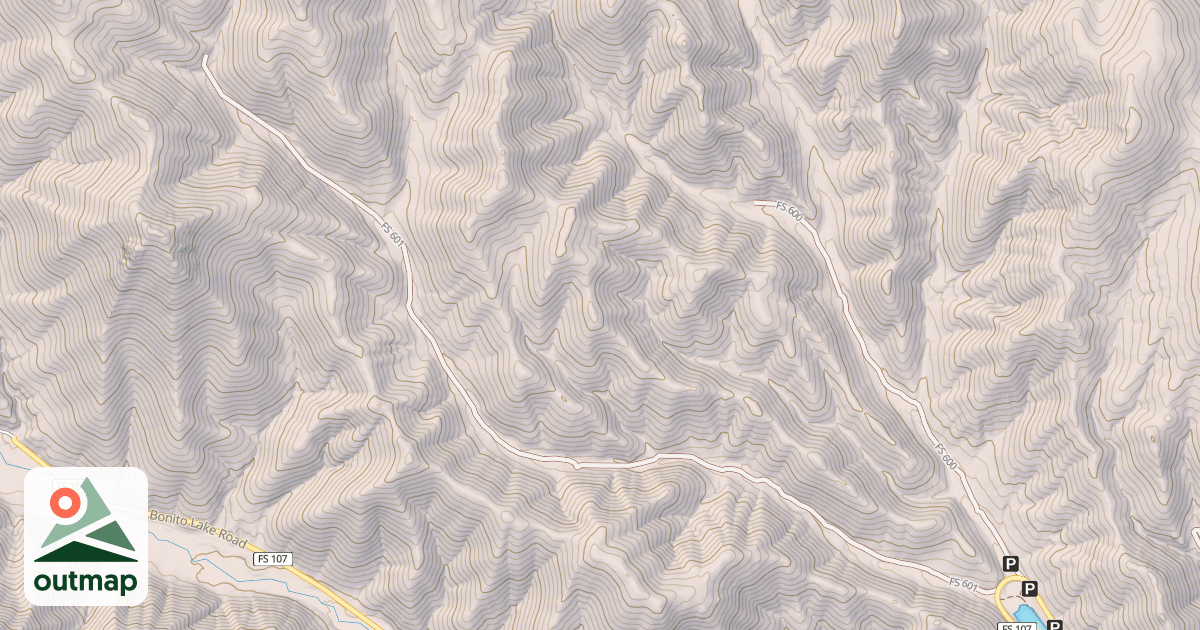 Map of LITTLETON CANYON