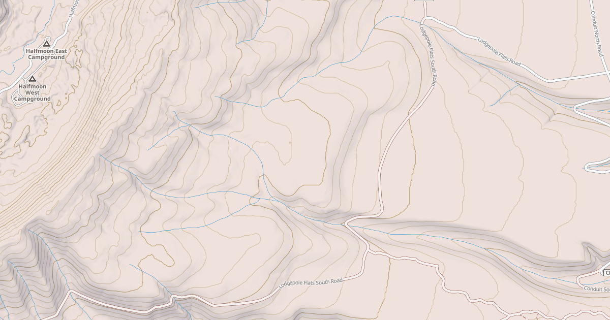 Map preview of LODGEPOLE FLATS SOUTH