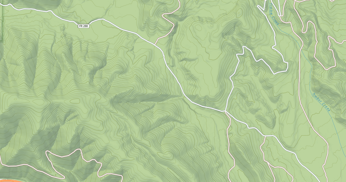 Map preview of PACKER CREEK