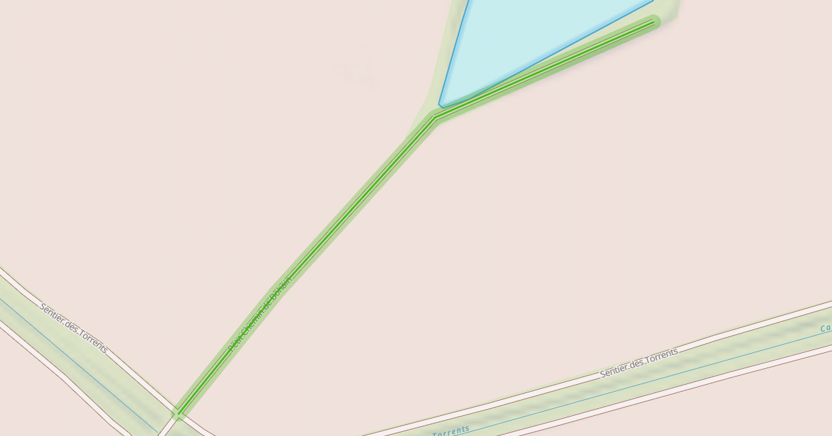 Map preview of Petit Chemin de Bohain