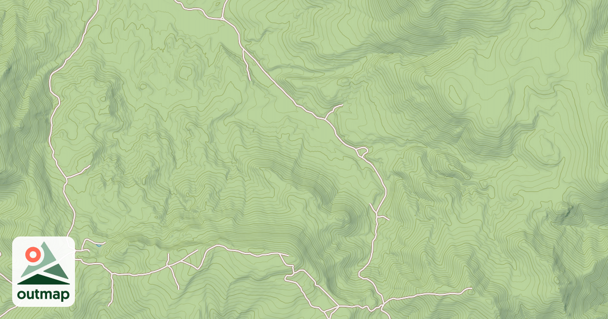 Map of BROCK CANYON