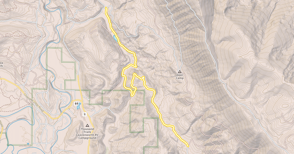 Map preview of Forest Road 6105