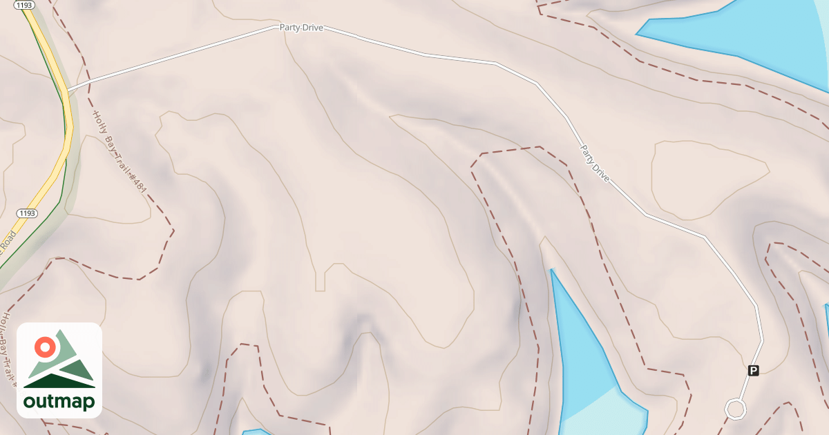 Map of PARTY DRIVE