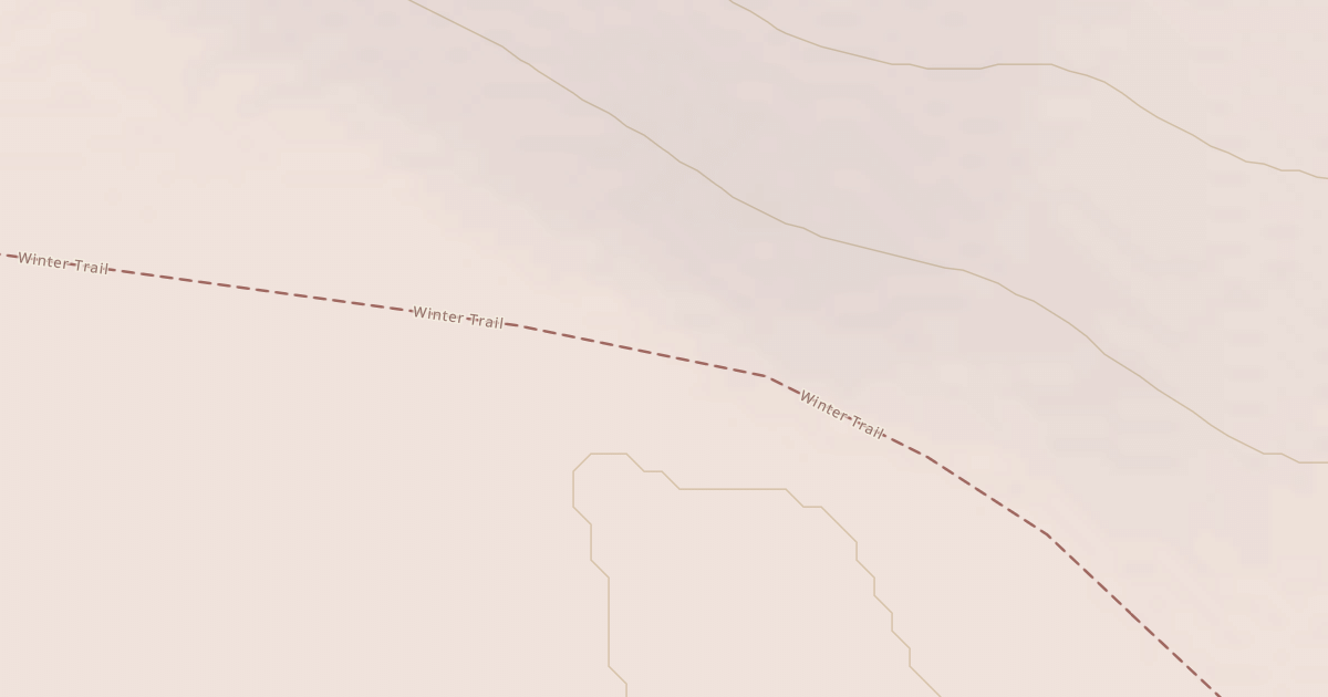Map preview of Willow to Nome Winter Trail