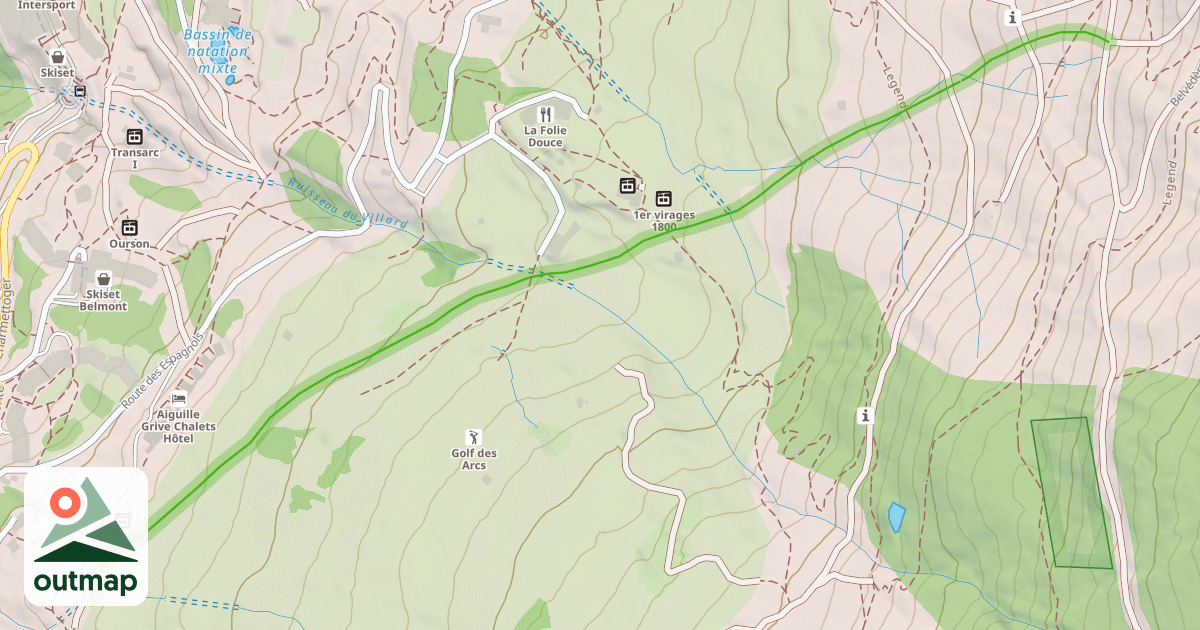 Map of Belvédère