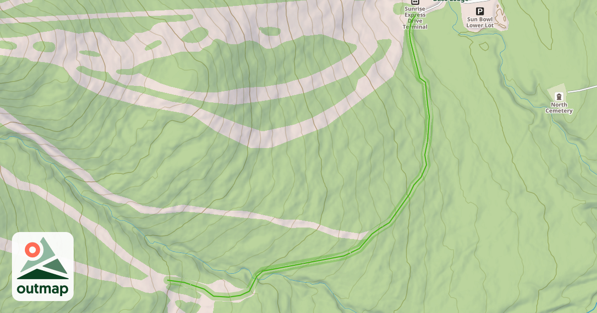 Map of Lower Kidderbrook