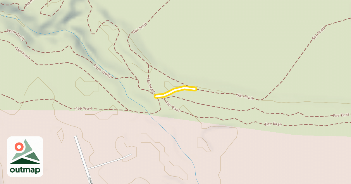 Map of Ski Trail