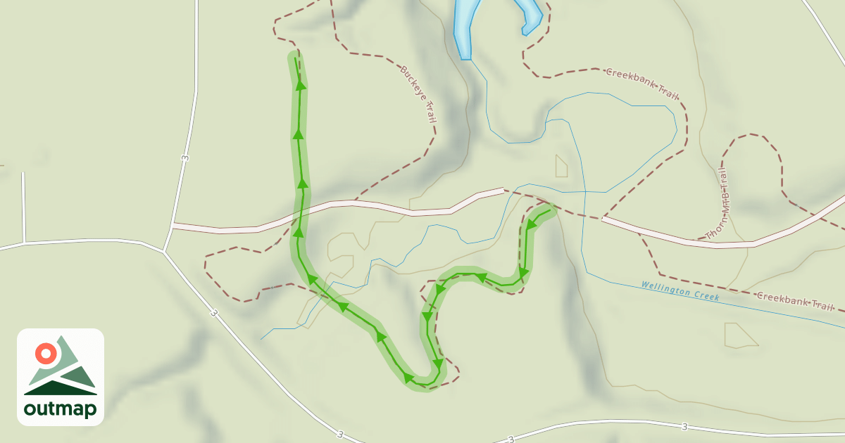 Map of Thorn MTB Trail