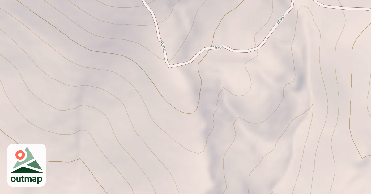Map of COLD SPRING SPUR A