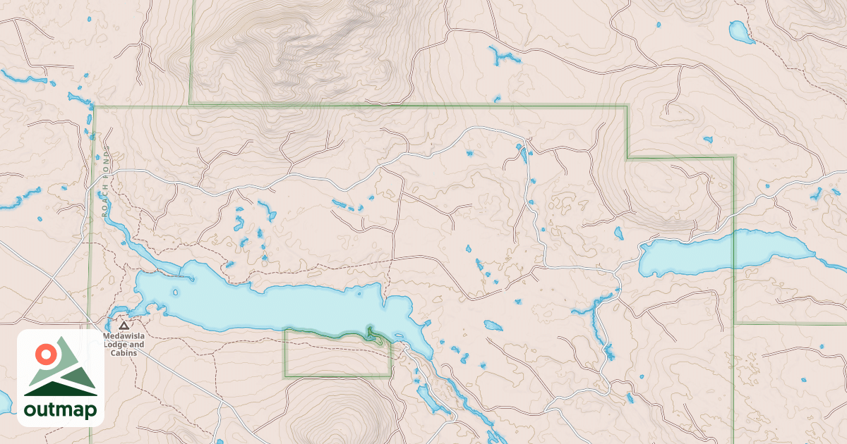 Map of Penobscot Pond Rd