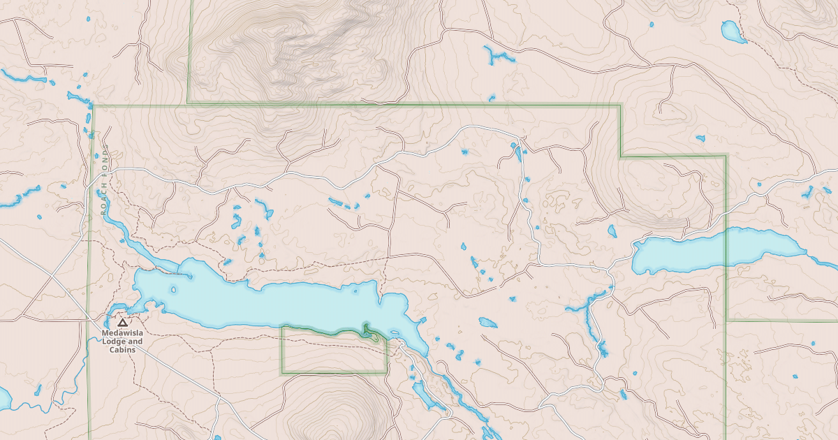 Map preview of Penobscot Pond Rd