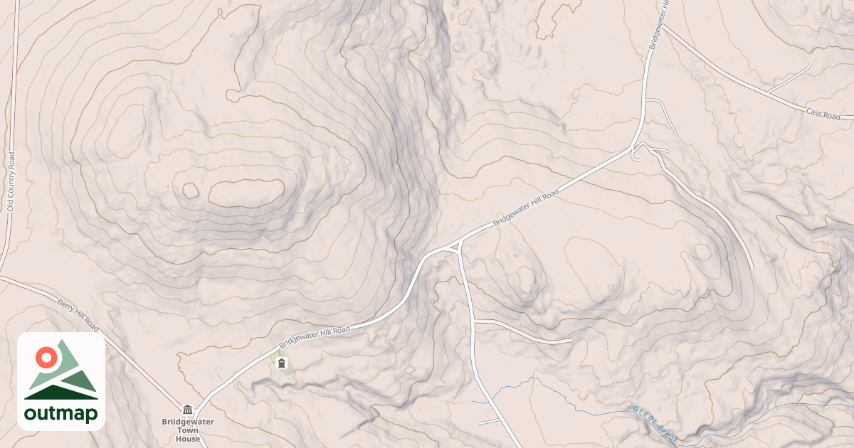 Map of Bridgewater Hill Rd