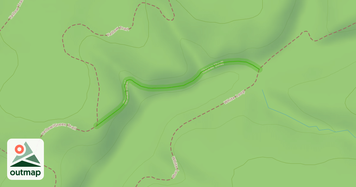 Map of Green Trail