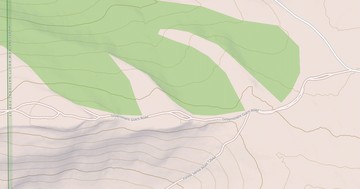 Map preview of GOVT GULCH
