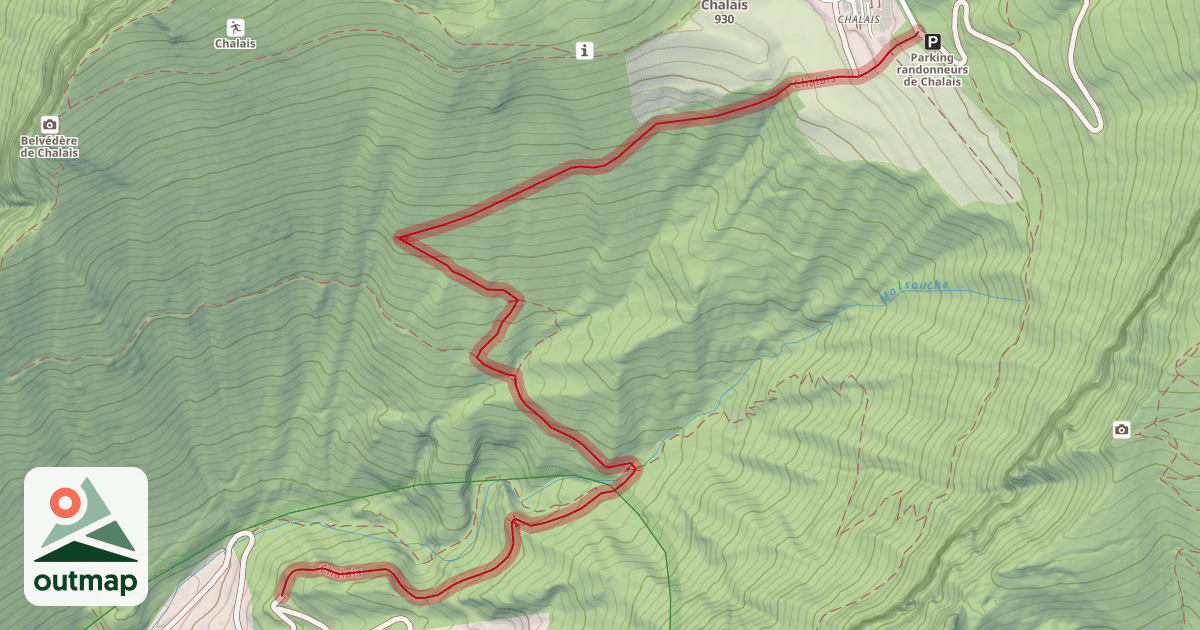 Map of Chalais