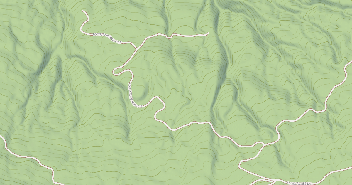 Map preview of USFS Motor Vehicle Use Map Roads {9D6F5043-929D-4577-A33A-59B7B80169CD}