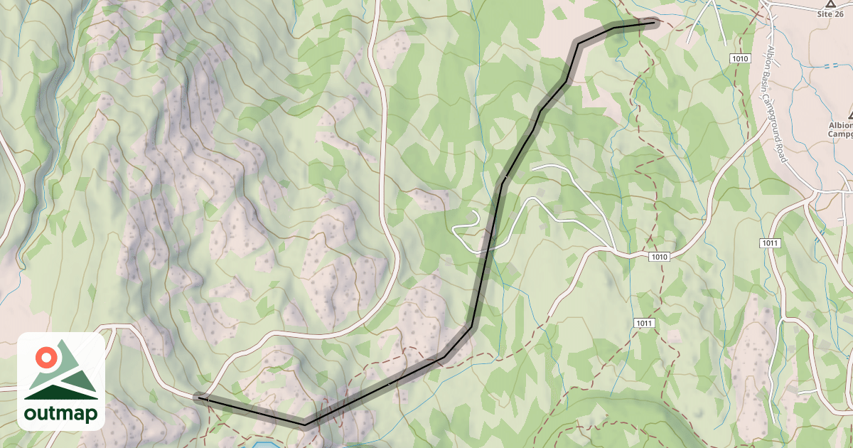 Map of Cabin Hill