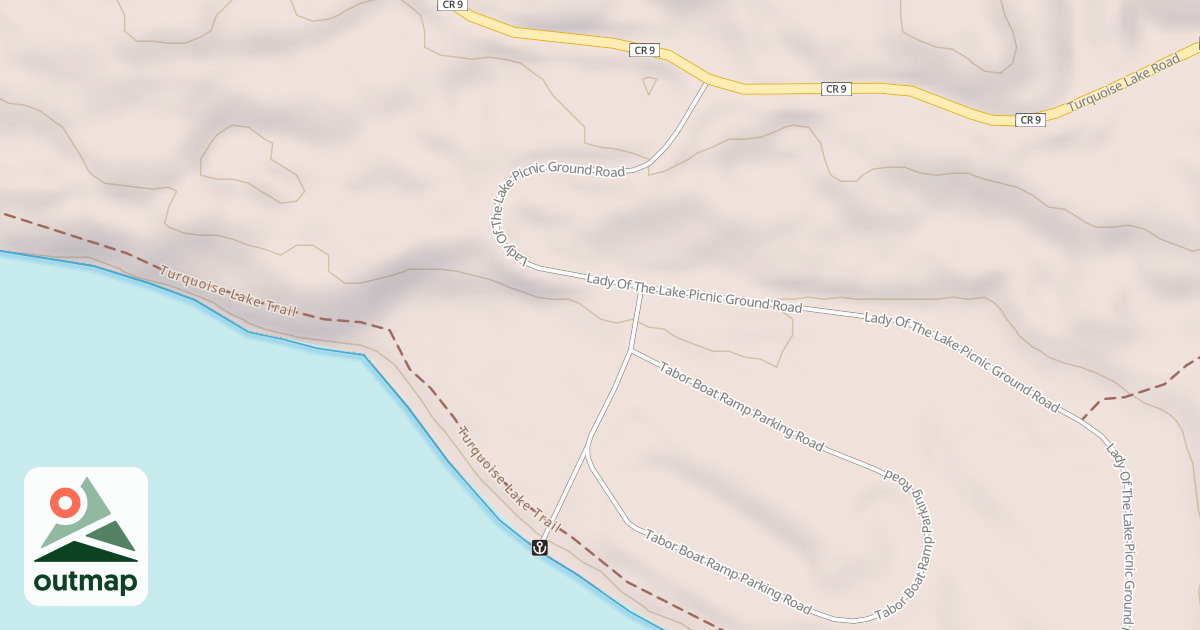 Map of TABOR BOAT RAMP
