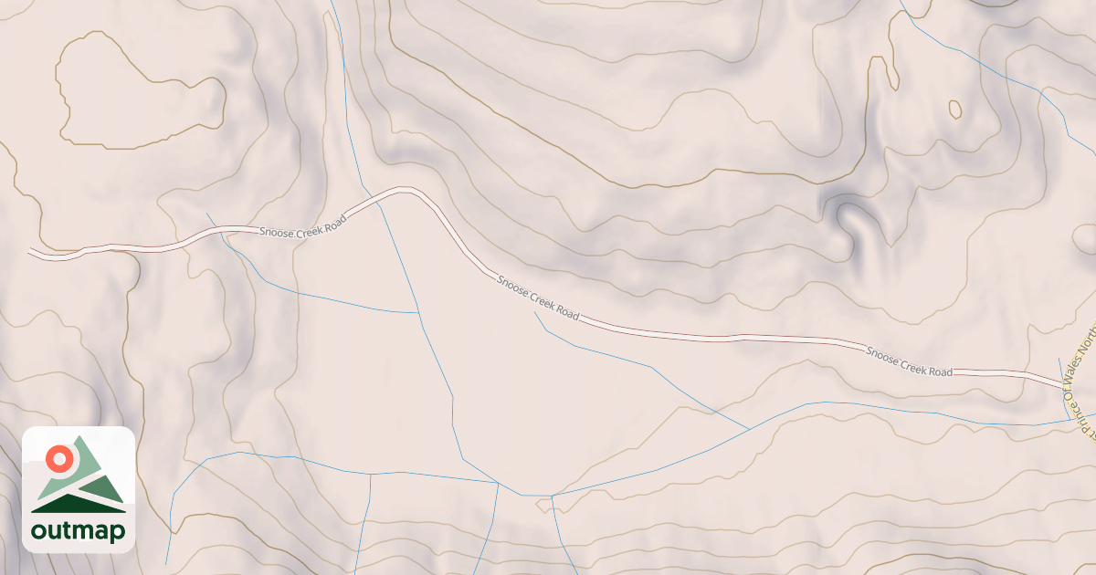Map of SNOOSE CREEK