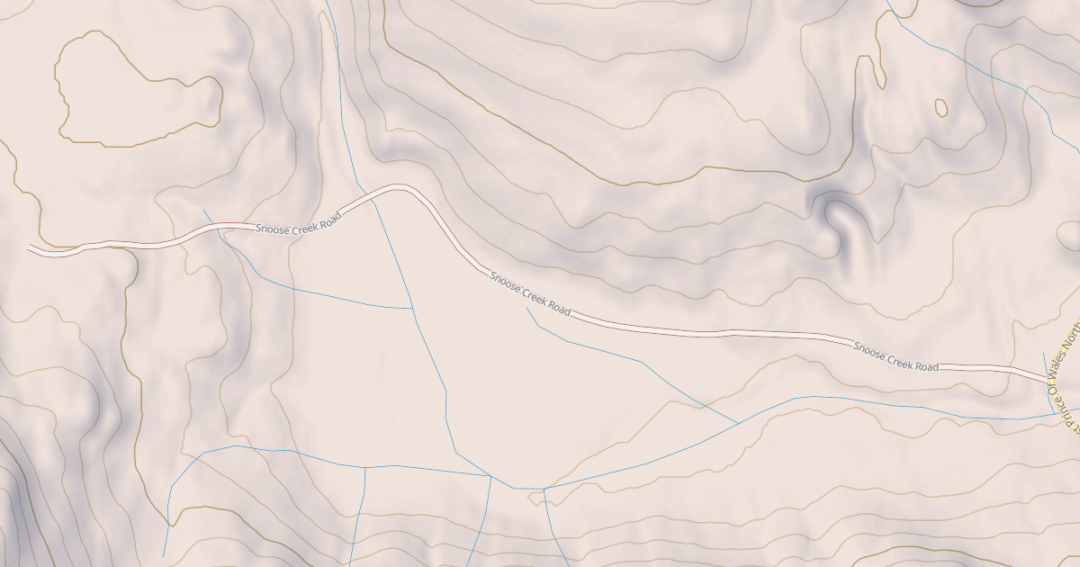 Map preview of SNOOSE CREEK