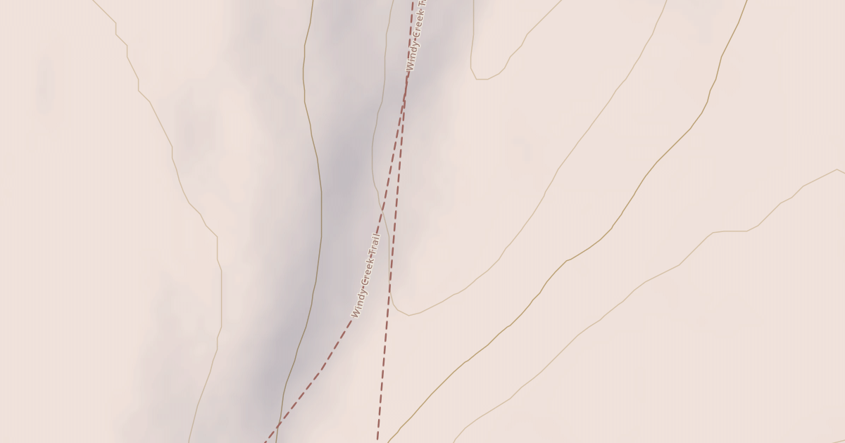 Map preview of Windy Creek Subsistence Ohv Trail