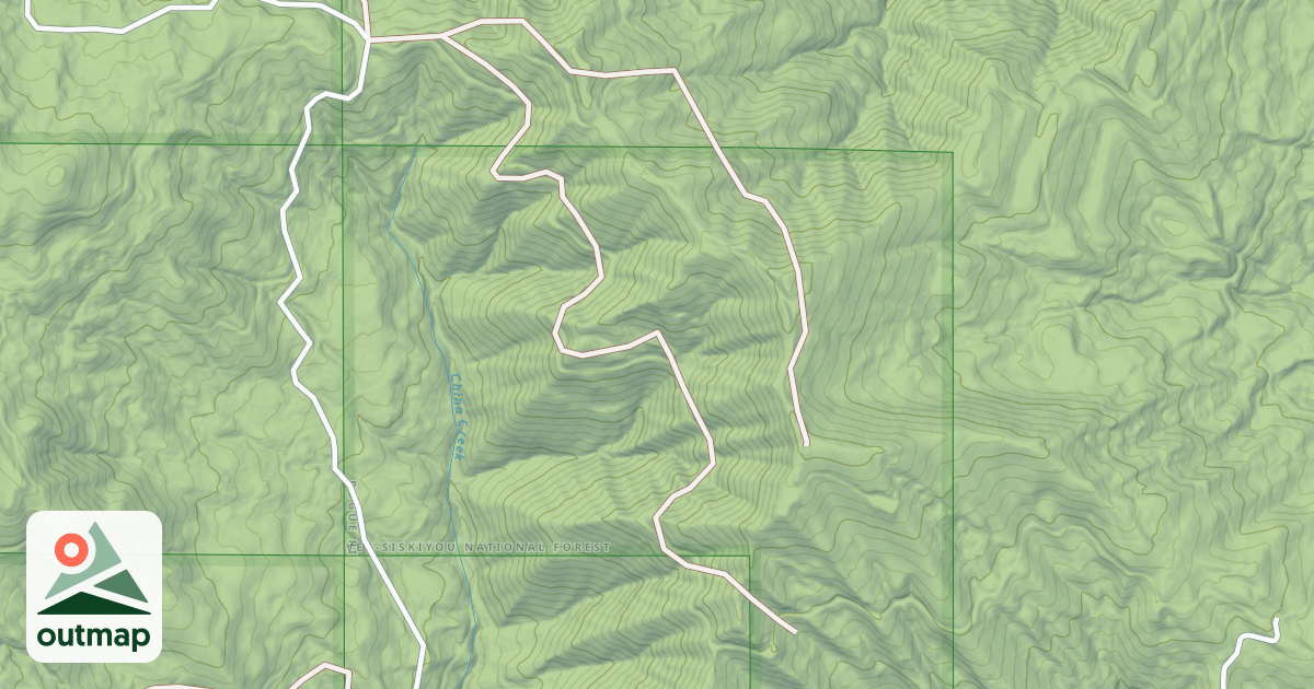 Map of SAND ROCK MOUNTAIN