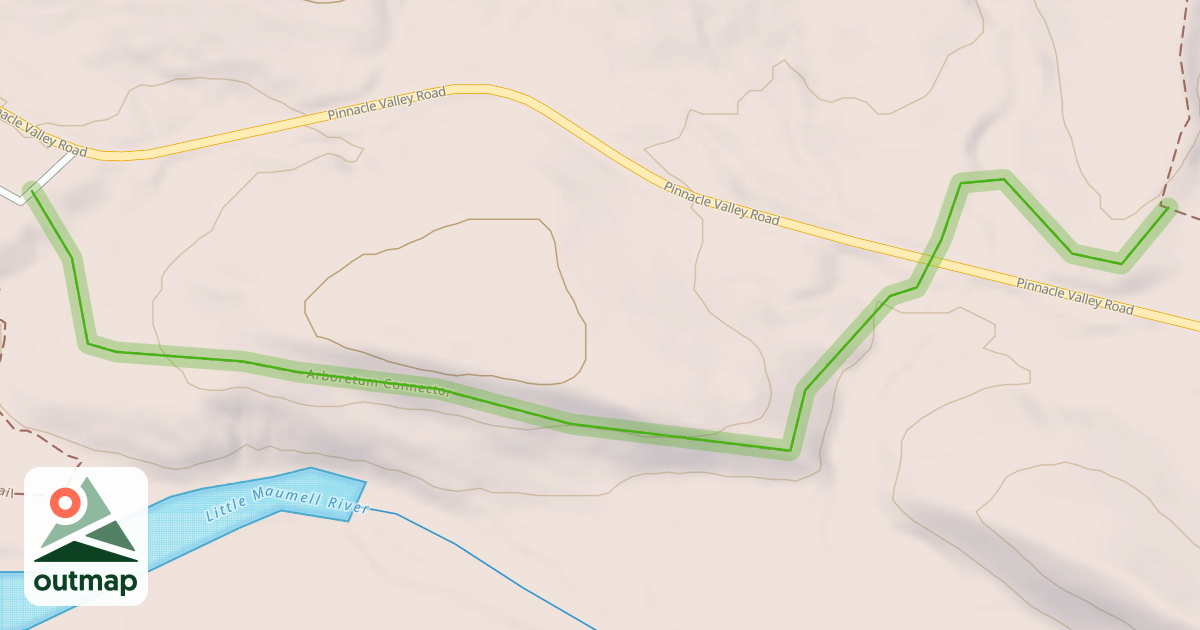 Map of Arboretum Connector
