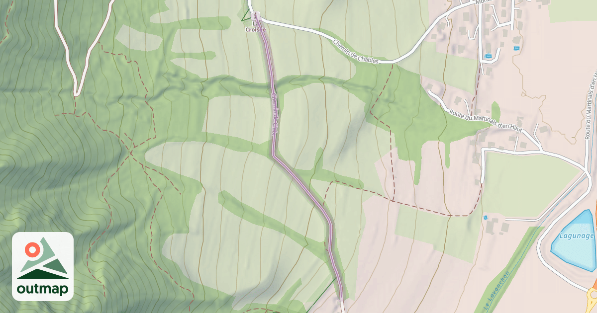 Map of Chemin de Claix