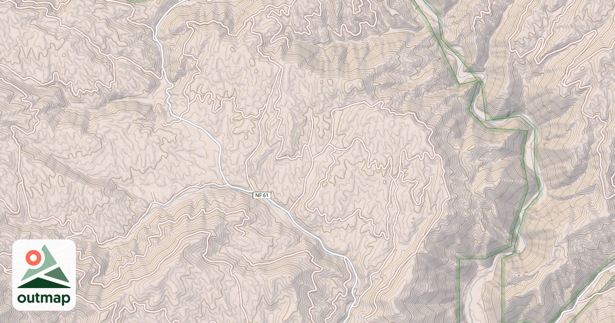 Map of NORTH FORK LINCOLN CREEK