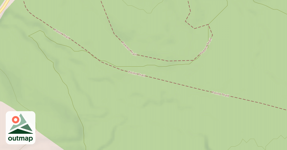 Map of Prince Gallitzin State Park Trails