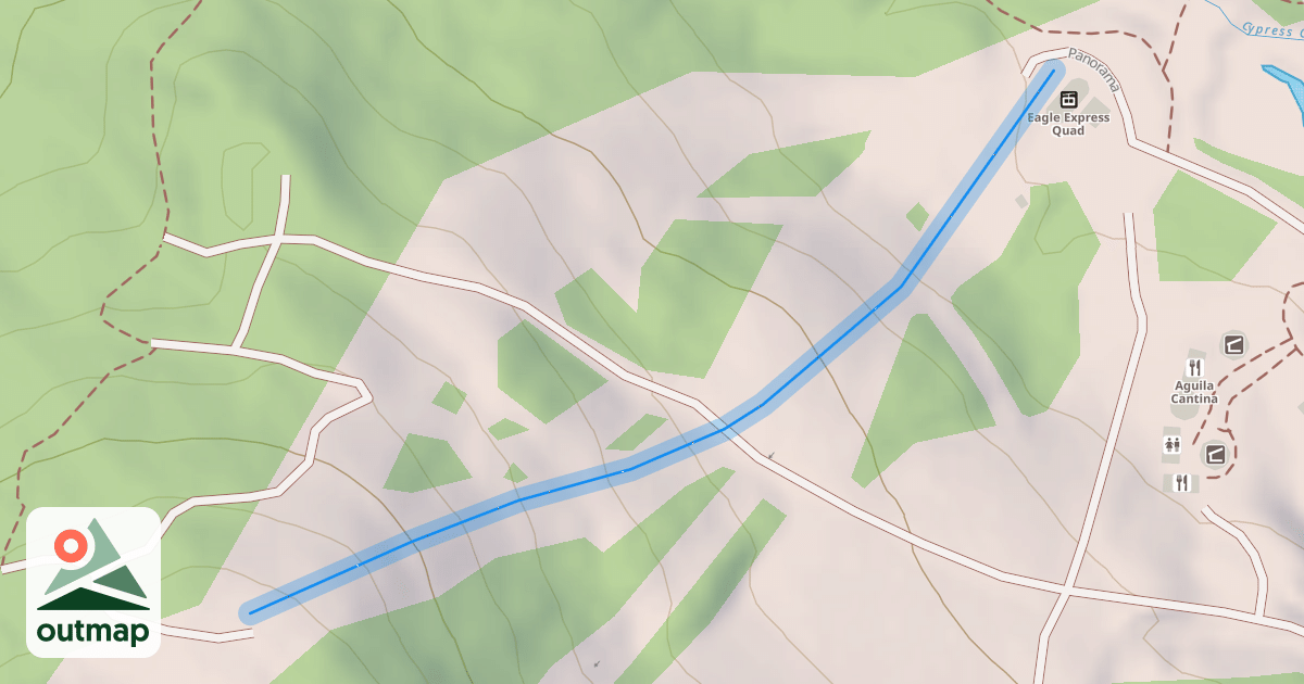 Map of Ashley McIvor's