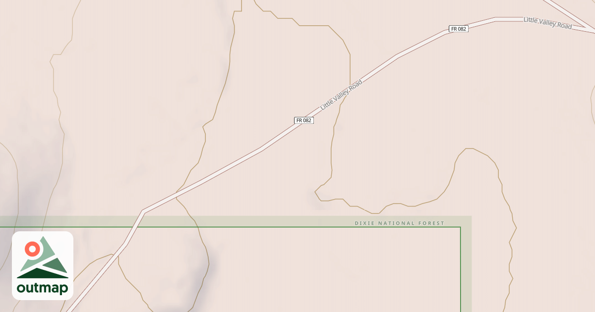 Map of LITTLE VALLEY