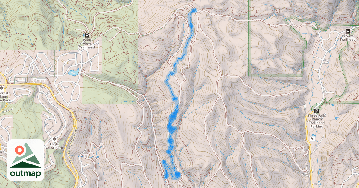 Map of Carpe Diem Trail