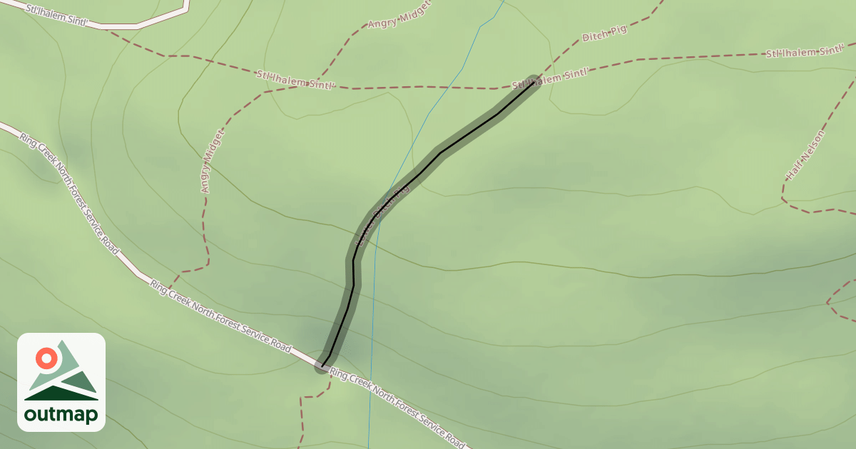 Map of Lower Ditch Pig