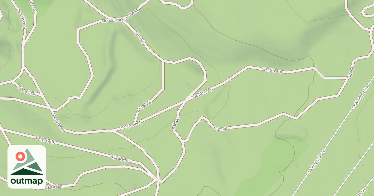 Map of Rock Run ATV Trails