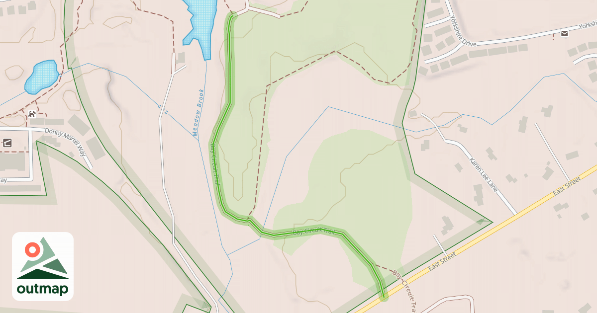 Map of Bay Circuit Trail