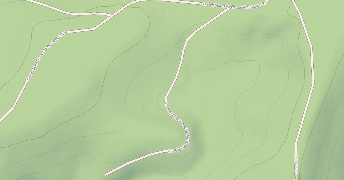 Map preview of USFS National Forest System Roads {053519BE-50B7-455A-AE39-54DCC27E1BBB}