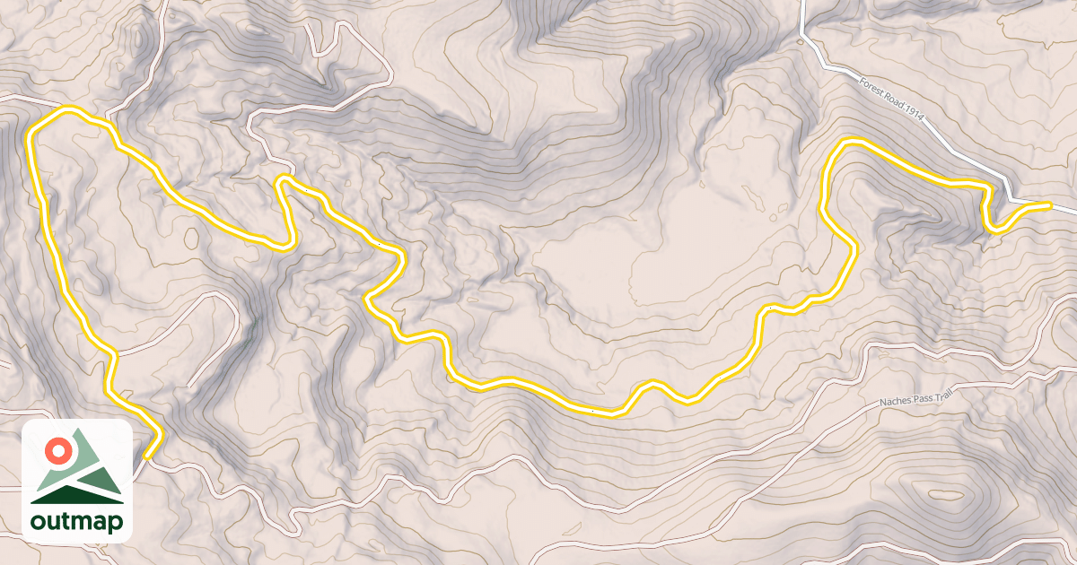 Map of Forest Road 1914-793
