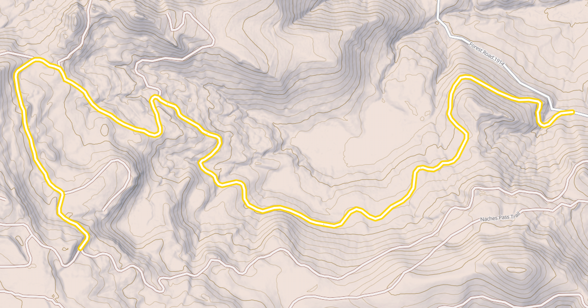 Map preview of Forest Road 1914-793
