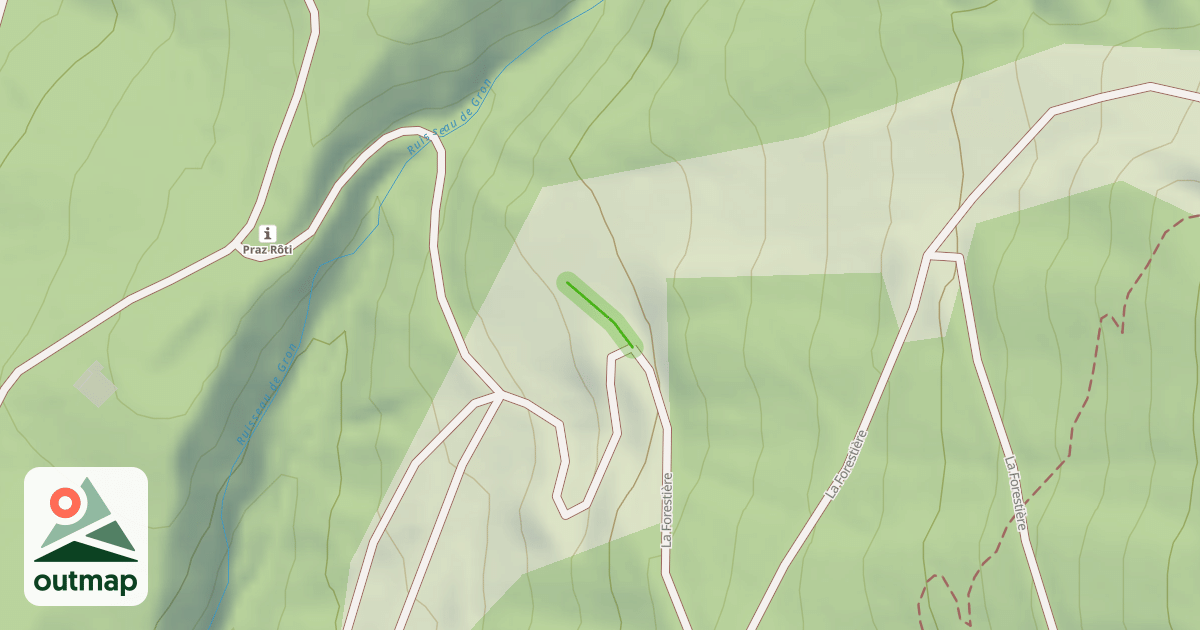 Map of La Forestière