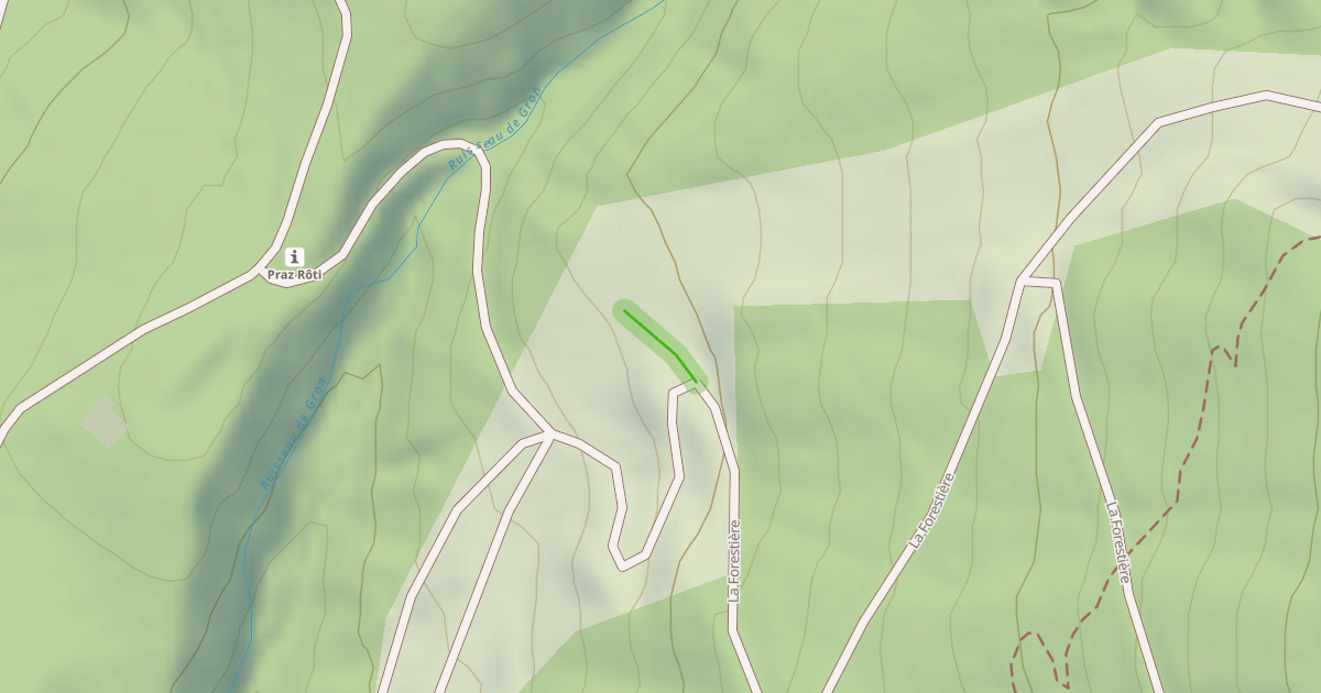 Map preview of La Forestière