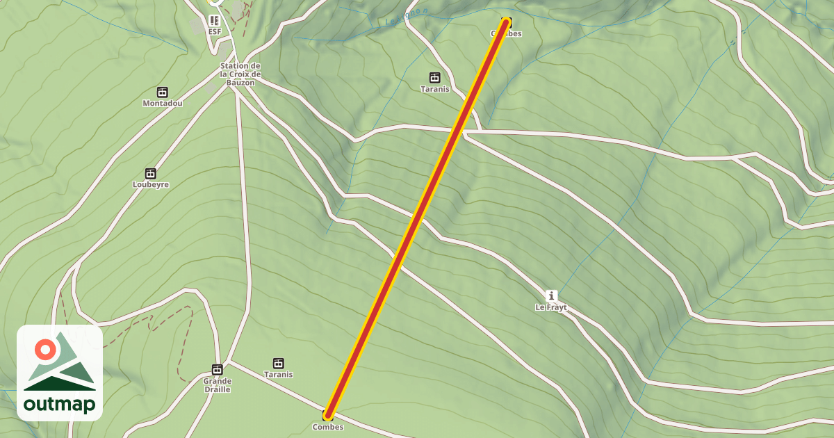 Map of Combes