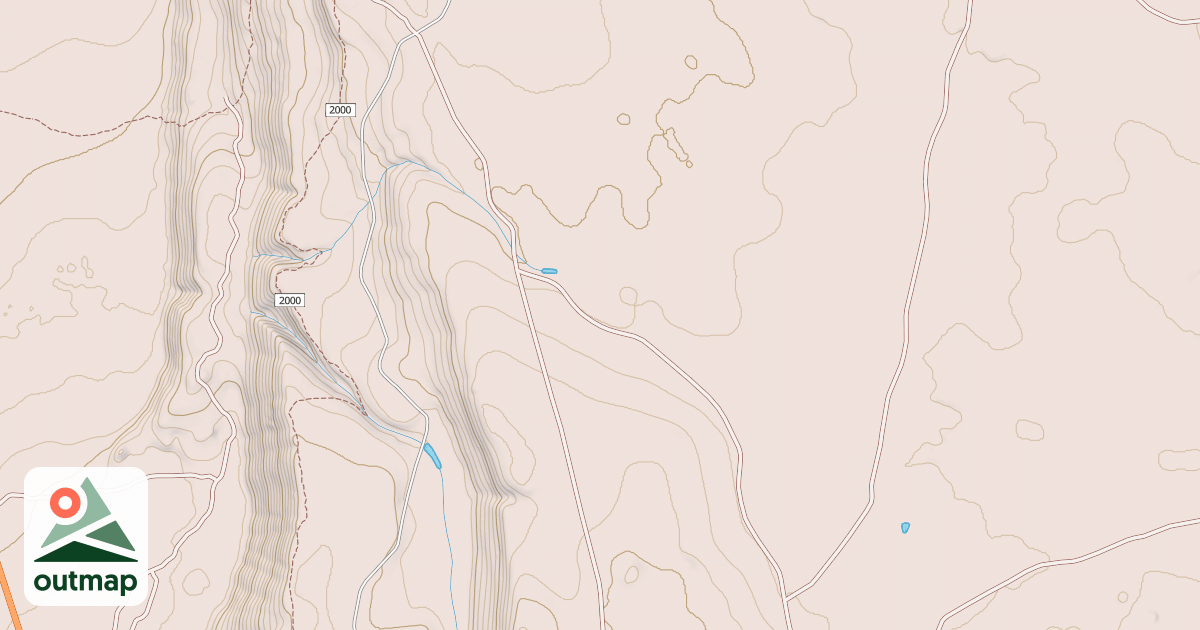 Map of COYOTE SPGS