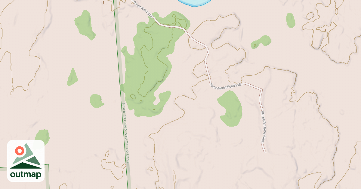 Map of Kaw Triangle Crocket
